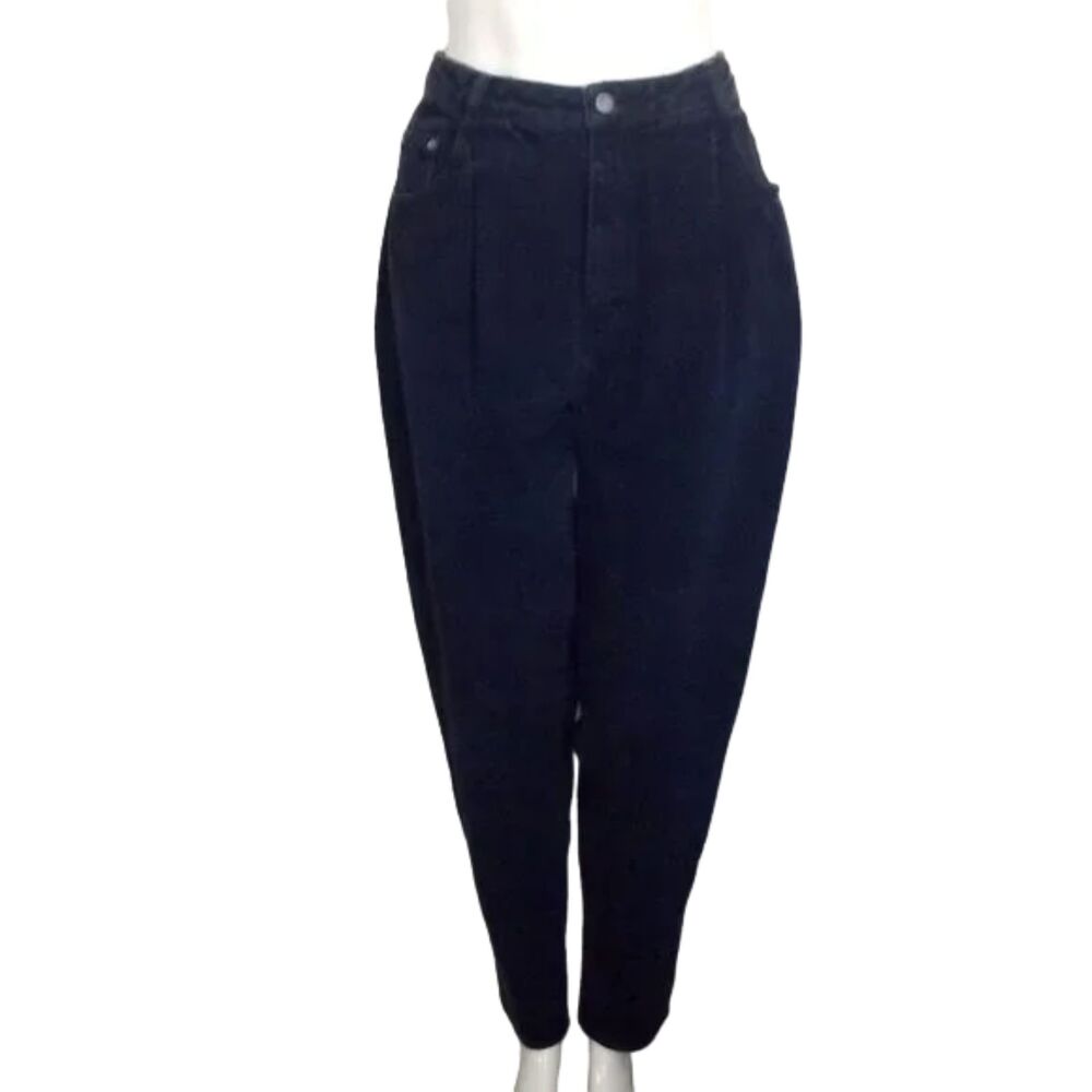 VINTAGE Gloria Vanderbilt Relaxed Jeans, 29 Waist, Dark wash, Pleated, Loose fit